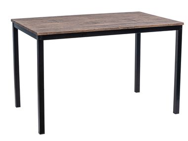 4-seat dining table in metal and wood NEWPORT NORDLYS