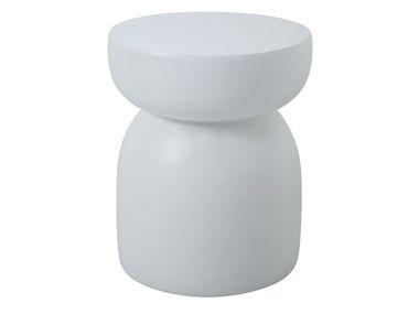 Indoor and outdoor side table in magnesite NORDFYN NORDLYS