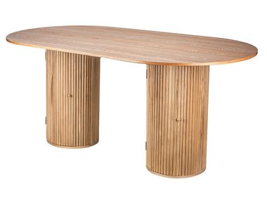 Oval pine dining table PIREUS NORDLYS