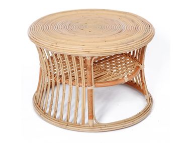 Round rattan pouf SERAM NORDLYS