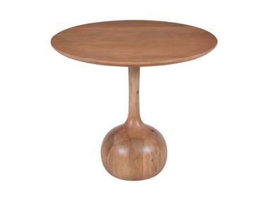 Round side table in solid mango wood SIKAR NORDLYS