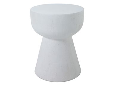 Indoor and outdoor magnesite side table SORSELE NORDLYS