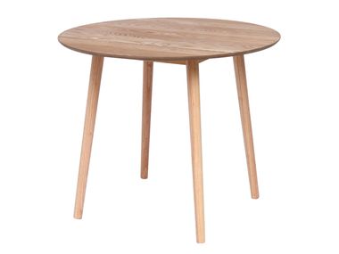 Round solid pine dining table for 4 people TRADITION NORDLYS