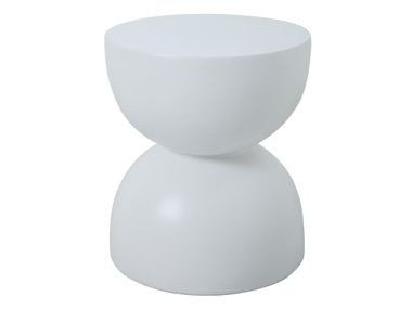Indoor and outdoor magnesite side table VEJEN NORDLYS