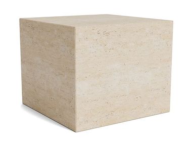 Square travertine coffee table CUBISM NORR11