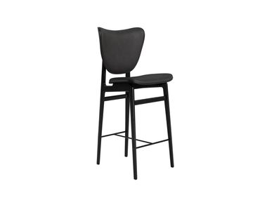 High fabric and oak stool ELEPHANT BAR NORR11