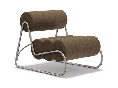 Poltroncina a slitta in pelle FAVE NORR11