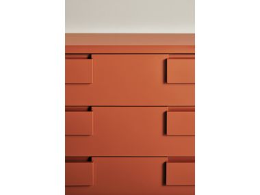 NOTE Wooden chest of drawers By Meridiani | design Andrea Parisio