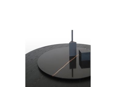 NOTES | Round table Round glass and steel table By Living Divani ...