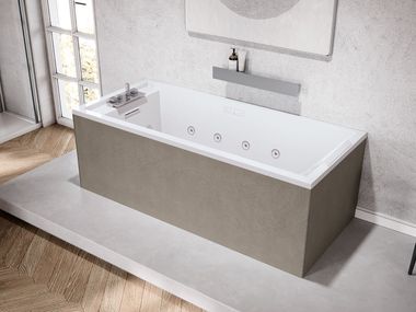 Hydromassage rectangular bathtub SENSE 3 2.0 NOVELLINI