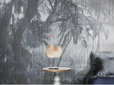 Carta da parati a motivi con paesaggi NATURE / WHISPERING BAMBOO N.O.W. Edizioni