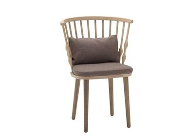 Silla de haya con asiento acolchado NUB SO1434 Andreu World
