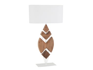 Tischleuchte aus Holz NUSA Flam & Luce