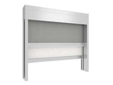 Recessed double roller ZIP screen ZDSI NYX
