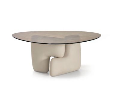 Table à manger en verre CLAY Naturedesign