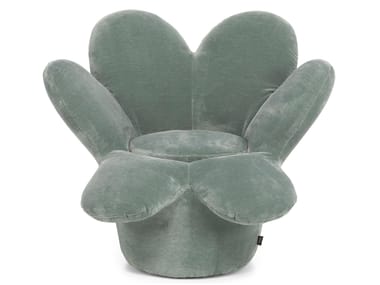 Natuzzi Italia, FIORE Poltrona in tessuto con braccioli