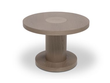 Round ash coffee table TEMPIO Natuzzi Italia