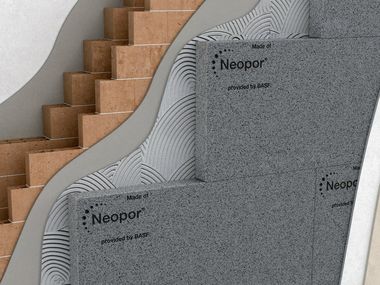 Pannello isolante in Neopor® per muratura con intercapedine Neopor® - Isolamento esterno a cappotto Neopor® by BASF