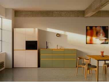 Neuvermoebelt, »HOME« COMPOSIT UNIT 06 - DESIGN „BLUE ST“ Cucina componibile