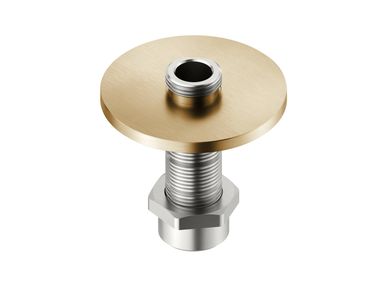 Stainless steel base with fitting CNX34A Neve Rubinetterie