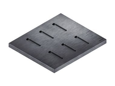 Stainless steel bathroom wall shelf CNXMEN1 Neve Rubinetterie