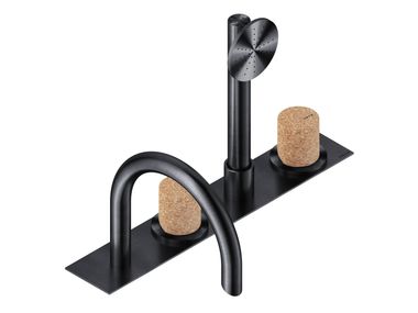 Rubinetto bordo vasca a 4 fori in acciaio inox DOX5940CZY Neve Rubinetterie