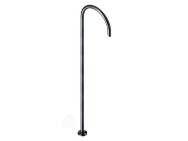 Floor standing stainless steel bathtub spout DOX95A Neve Rubinetterie