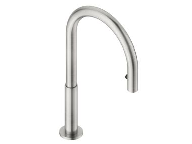 Deck-mounted stainless steel spout KIXCAN39DB Neve Rubinetterie