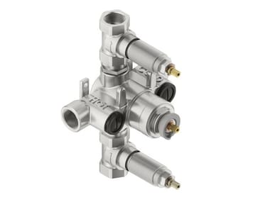 Neve Rubinetterie, TER3IAA Corpo incasso per rubinetto termostatico in acciaio inox