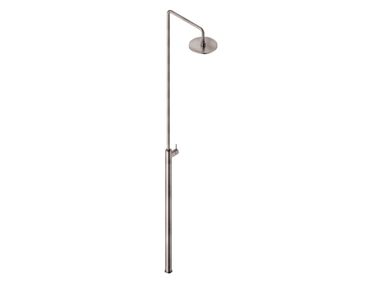 Stainless steel outdoor shower with overhead shower VIX12915ATN Neve Rubinetterie