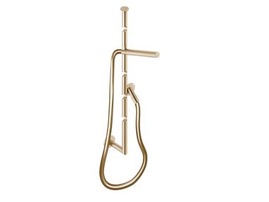 Asta saliscendi in acciaio inox con doccetta ZEX6107B Neve Rubinetterie