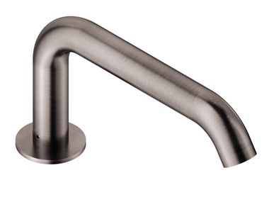 Deck-mounted stainless steel bathtub spout ZEXCAN13A Neve Rubinetterie