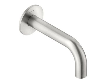 Wall-mounted stainless steel spout ZEXCAN130F Neve Rubinetterie