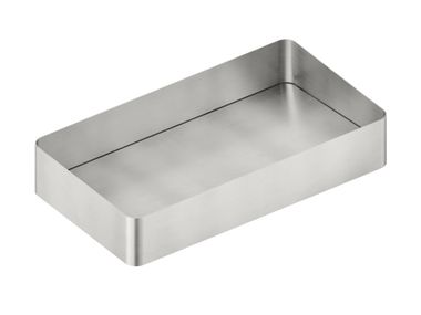 Rectangular countertop stainless steel washbasin PIL60X33 Neve Rubinetterie