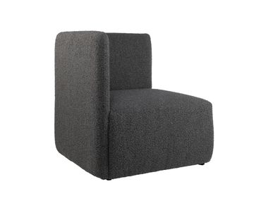 Corner fabric armchair with armrests AND PLQ01S BD New Life