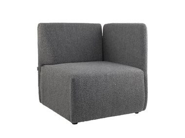 Corner fabric armchair with armrests AND PLQ01S BS New Life