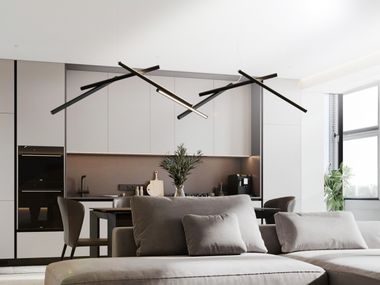 Luminária pendente LED de madeira maciça DNA HORIZONTAL Next Level Design Studio