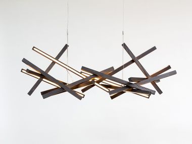 Luminária pendente LED de madeira maciça INFINITY XS Next Level Design Studio