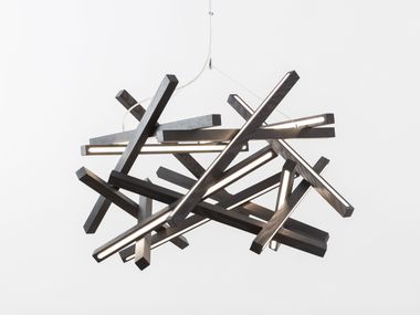 Luminária pendente LED de madeira maciça TORUS MAX Next Level Design Studio