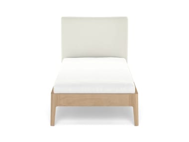 Noah Living, LINO SOFT Letto singolo sfoderabile in legno con testiera imbottita