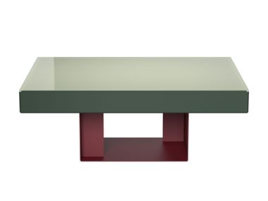 Rectangular steel central coffee table OBENTO Noah Living