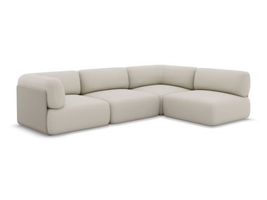4-Sitzer Ecksofa aus Stoff TORIO 300x200 Noah Living