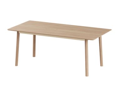 Rectangular solid wood table WENDEL Noah Living