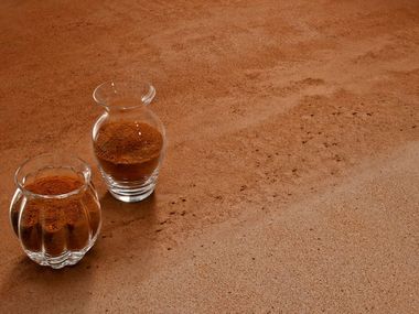 Mineral wall coating powder for interior applications MATERIA VIVA COCCIOPESTO Novacolor