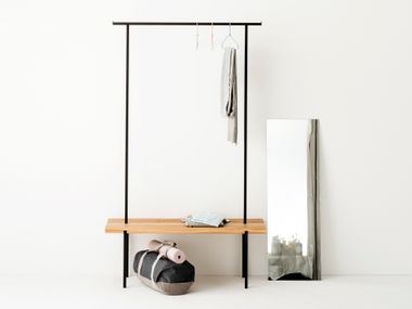 OAK COAT RACK #01 Hallway unit By Weld & co
