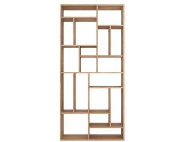 Open solid wood bookcase OAK M RACK Ethnicraft