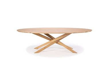 Oval oak coffee table MIKADO Ethnicraft