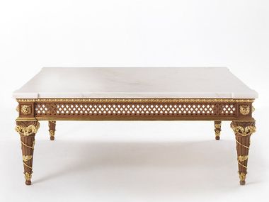 Square solid wood coffee table MG4327/ROV OAK