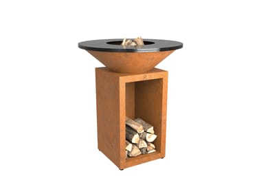 OFYR, OFYR CLASSIC+ STORAGE CORTEN 85 Barbecue a legna in acciaio Corten™
