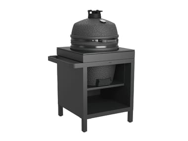 OFYR, OFYR PRO CONNECT BLACK X THE BASTARD PRO GRAPHITE Cucina da esterno in alluminio con barbecue